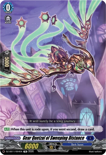 Gear Quetzal of Sweeping Distance