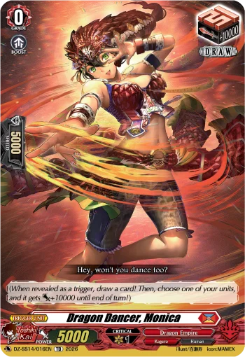 Dragon Dancer, Monica