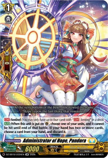 Administrator of Hope, Pandora