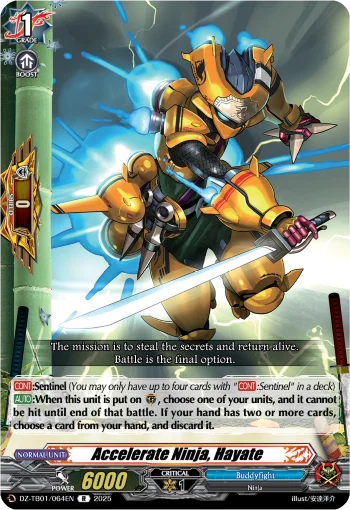 Accelerate Ninja, Hayate