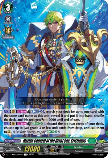 Marine General of the Great Sea, Cristianos