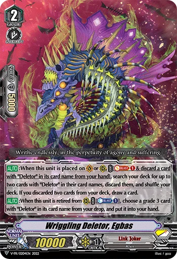 Wriggling Deletor, Egbas